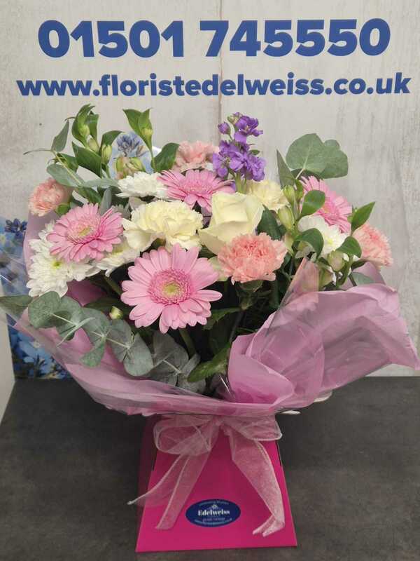 Flowers delivered to customer