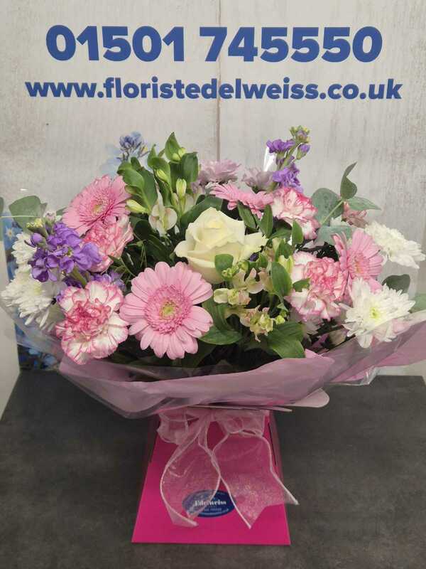 Flowers delivered to customer