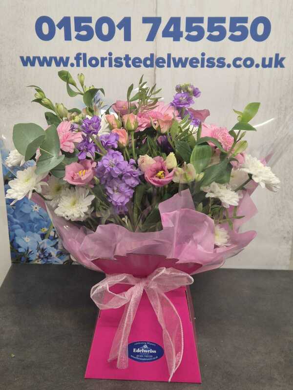Flowers delivered to customer