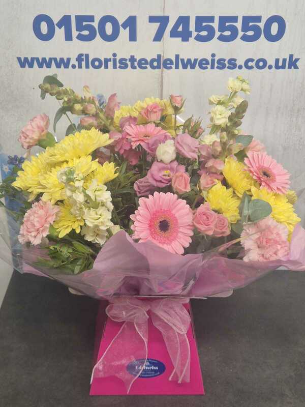Flowers delivered to customer