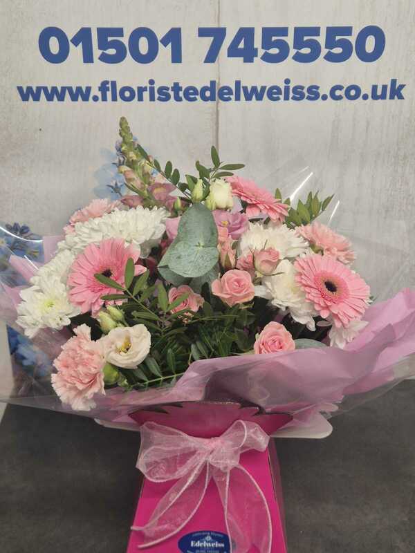 Flowers delivered to customer