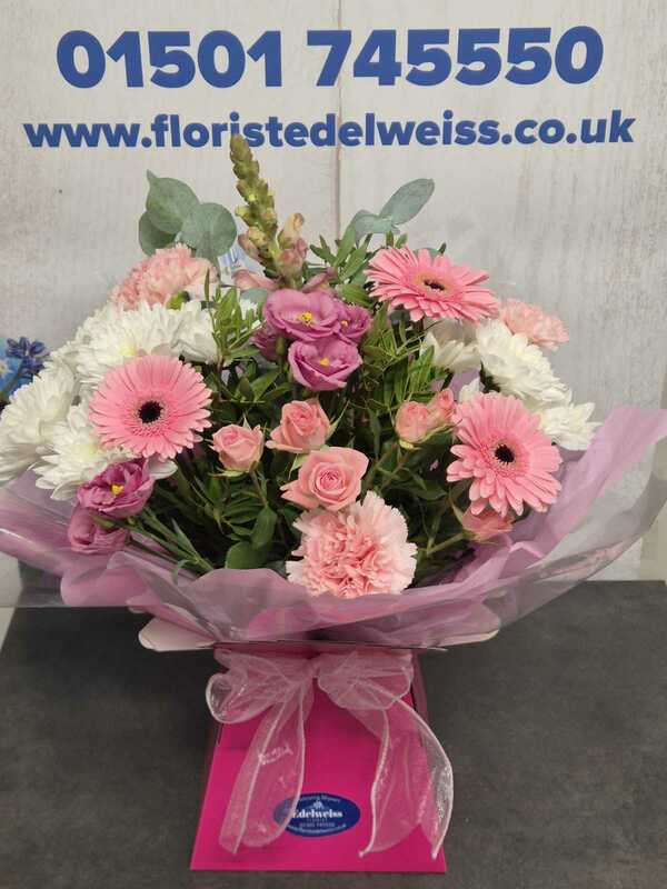 Flowers delivered to customer