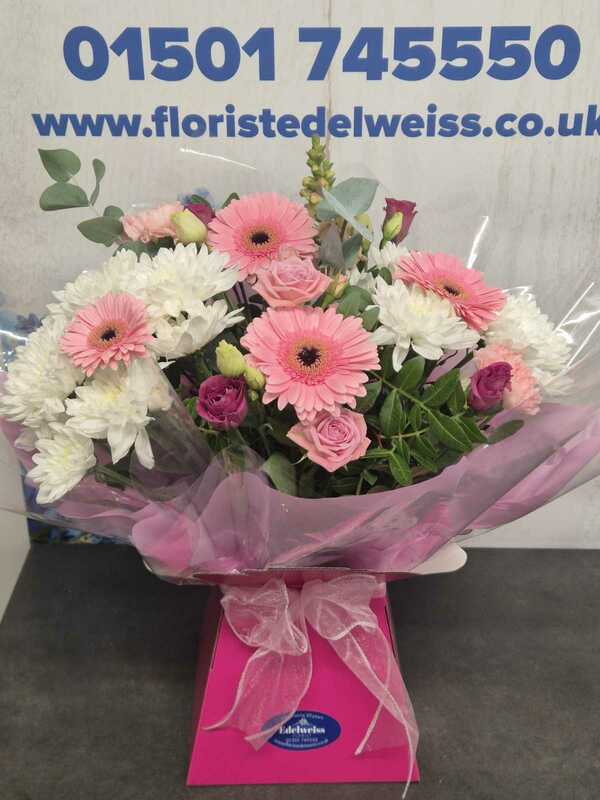 Flowers delivered to customer
