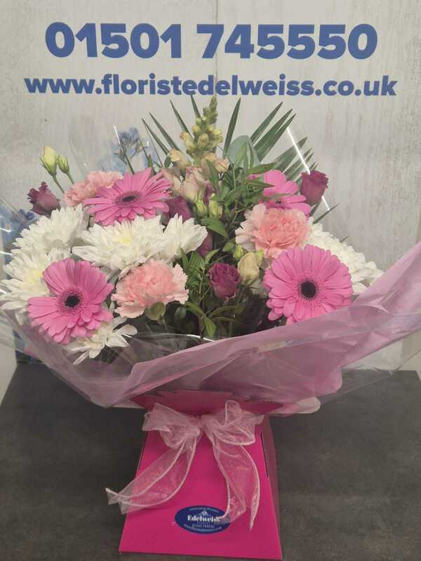 Flowers delivered to customer
