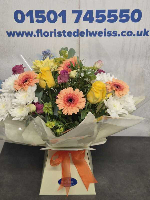 Flowers delivered to customer