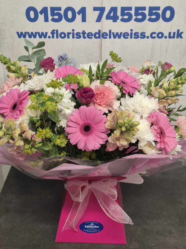 Flowers delivered to customer