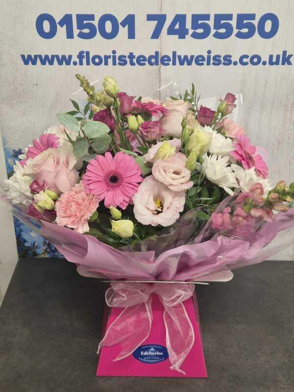 Flowers delivered to customer