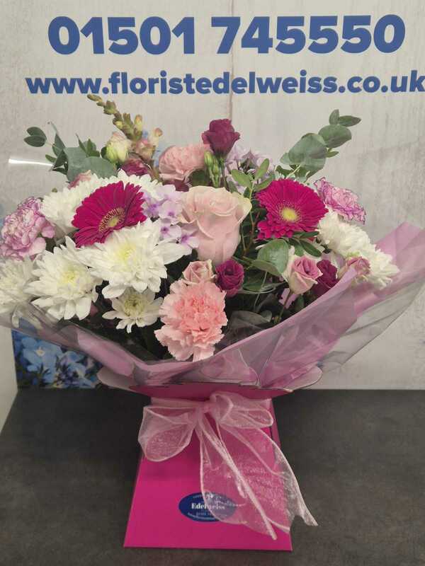 Flowers delivered to customer