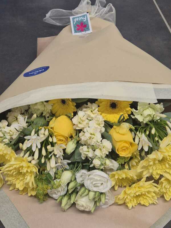 Flowers delivered to customer