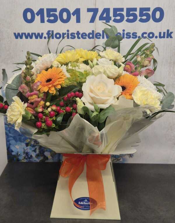Flowers delivered to customer