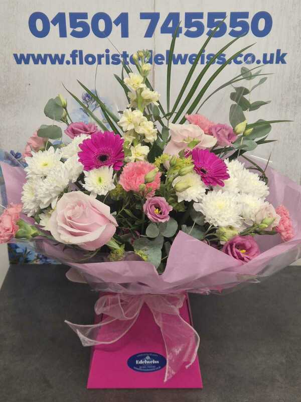 Flowers delivered to customer