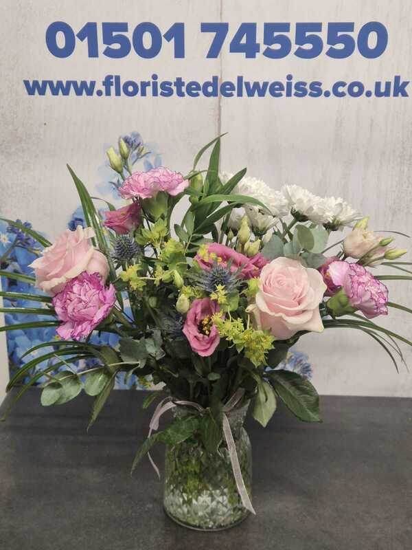 Flowers delivered to customer