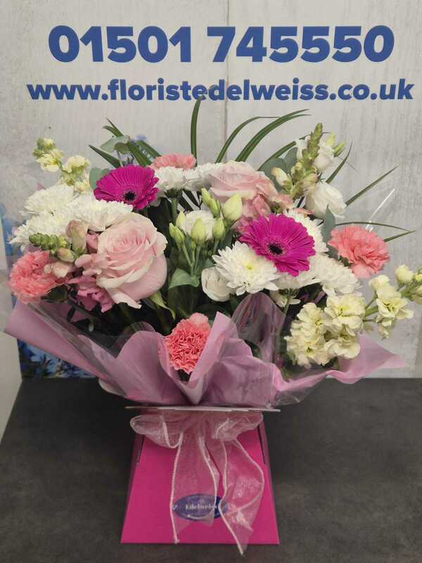 Flowers delivered to customer