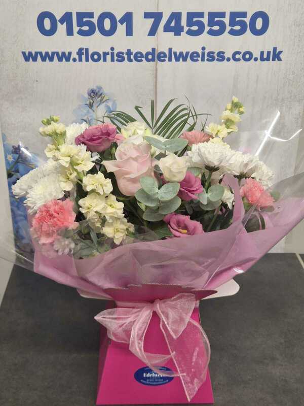 Flowers delivered to customer
