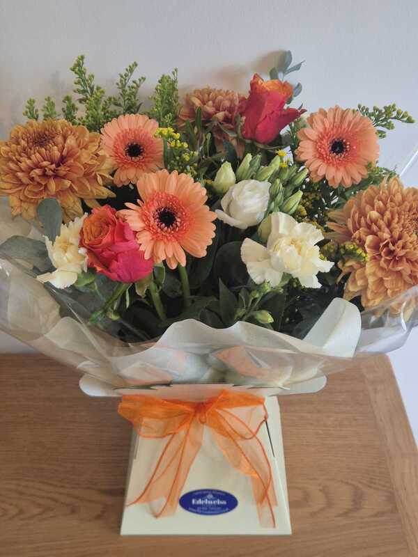Flowers delivered to customer