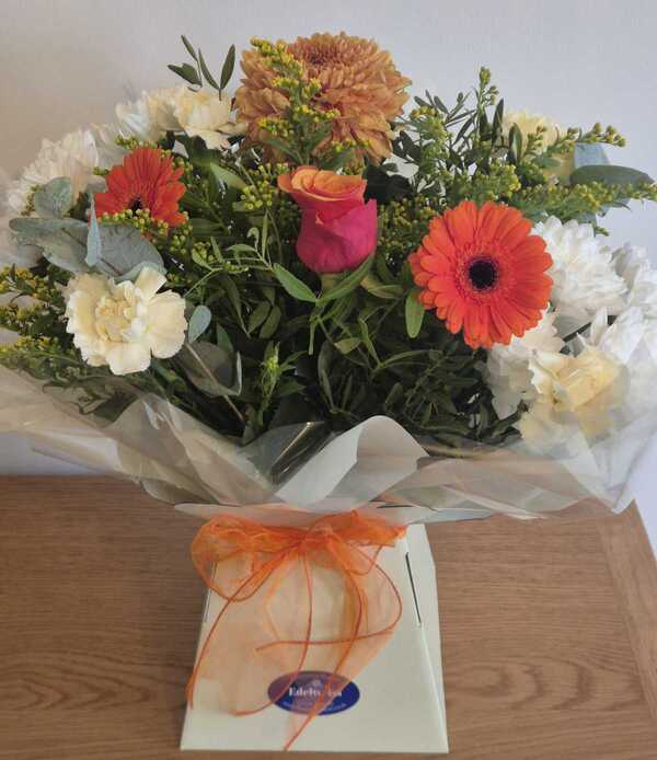 Flowers delivered to customer