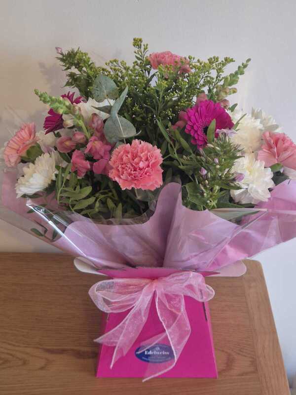 Flowers delivered to customer