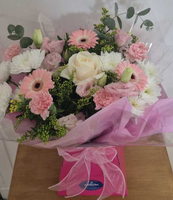 Flowers delivered to customer