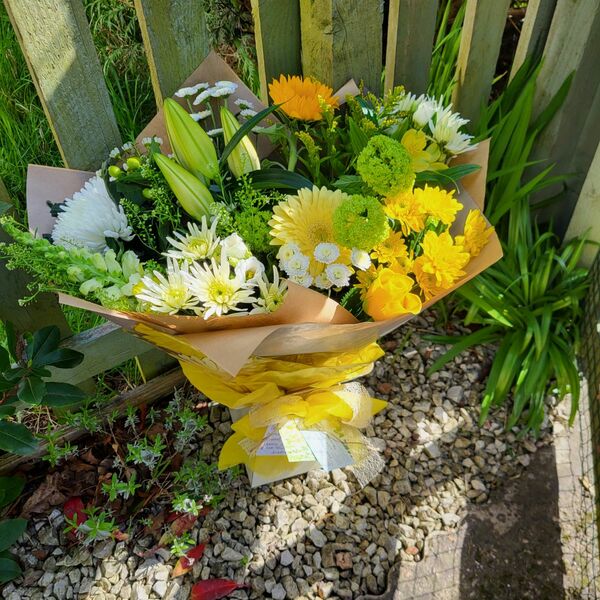 Flowers delivered to customer
