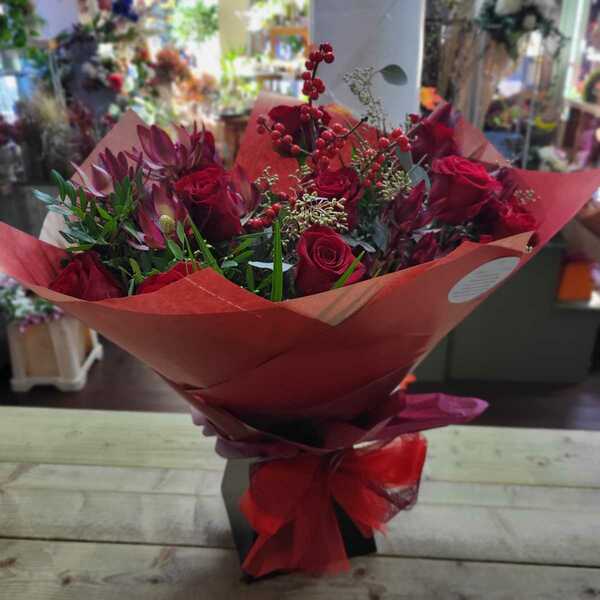 Flowers delivered to customer
