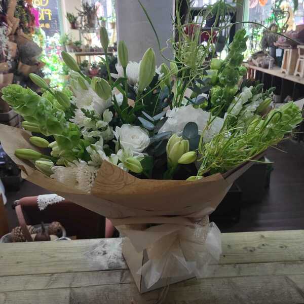 Flowers delivered to customer