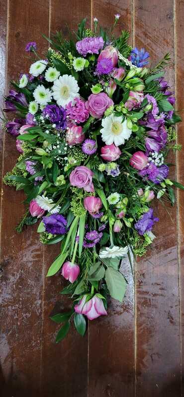 Flowers delivered to customer