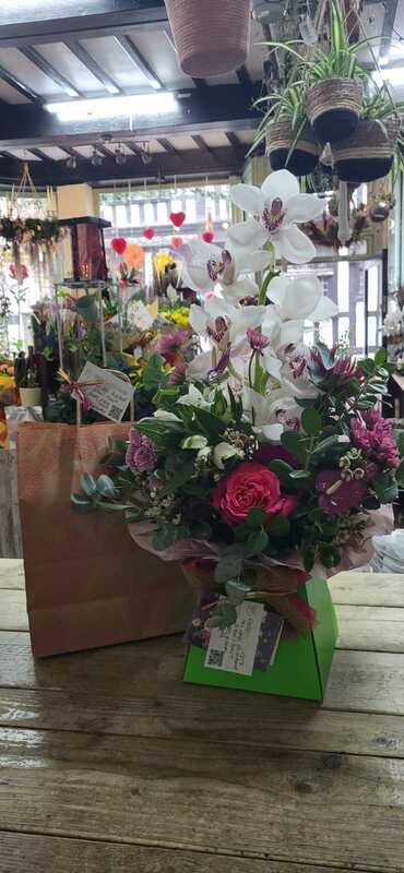 Flowers delivered to customer