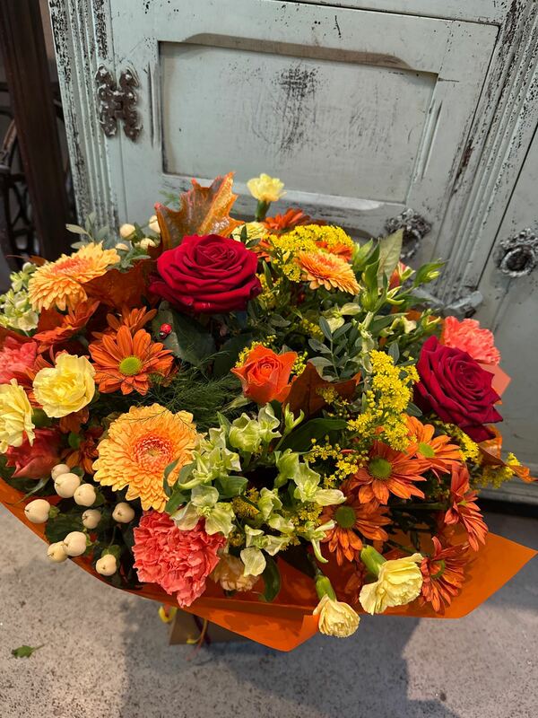 Flowers delivered to customer