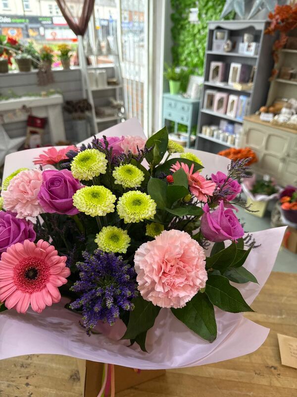 Flowers delivered to customer