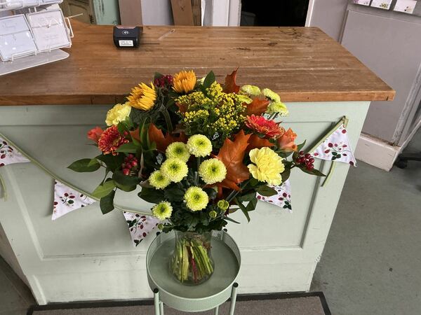 Flowers delivered to customer