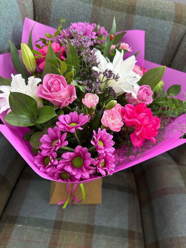 Flowers delivered to customer