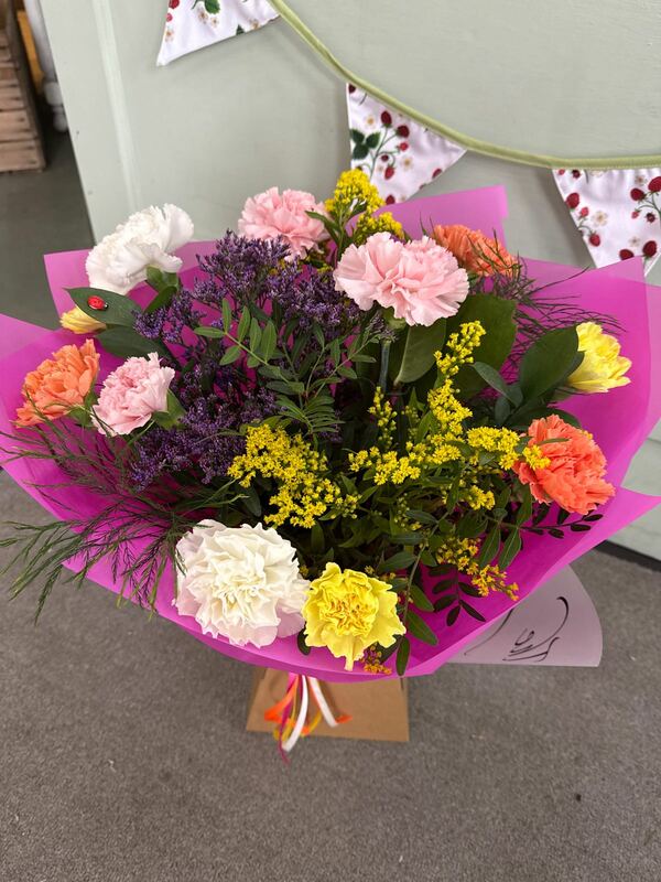Flowers delivered to customer