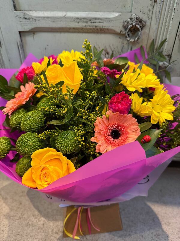 Flowers delivered to customer