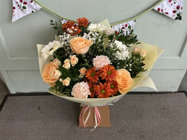 Flowers delivered to customer