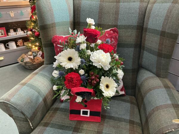 Flowers delivered to customer