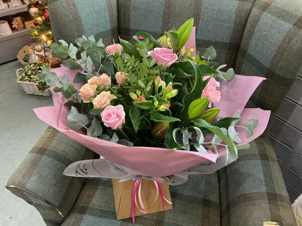 Flowers delivered to customer