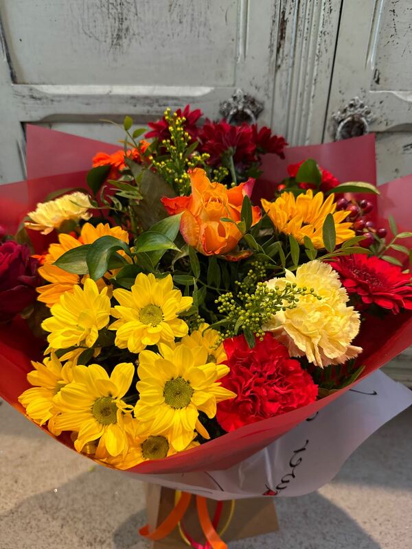 Flowers delivered to customer