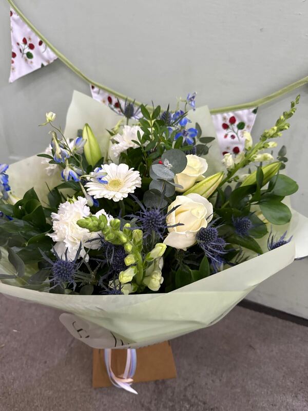 Flowers delivered to customer
