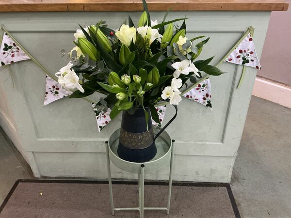 Flowers delivered to customer