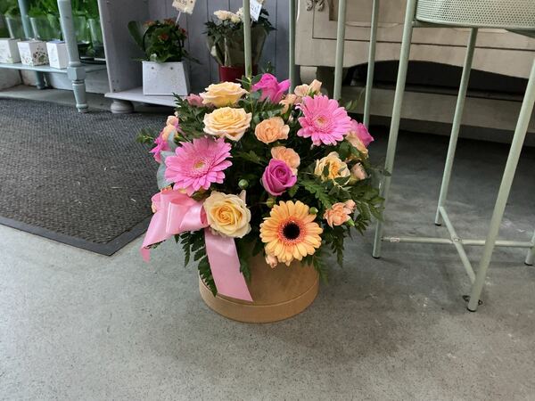 Flowers delivered to customer