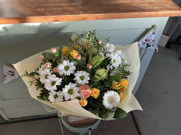 Flowers delivered to customer