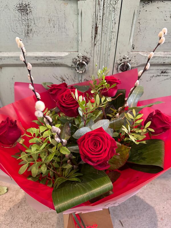 Flowers delivered to customer