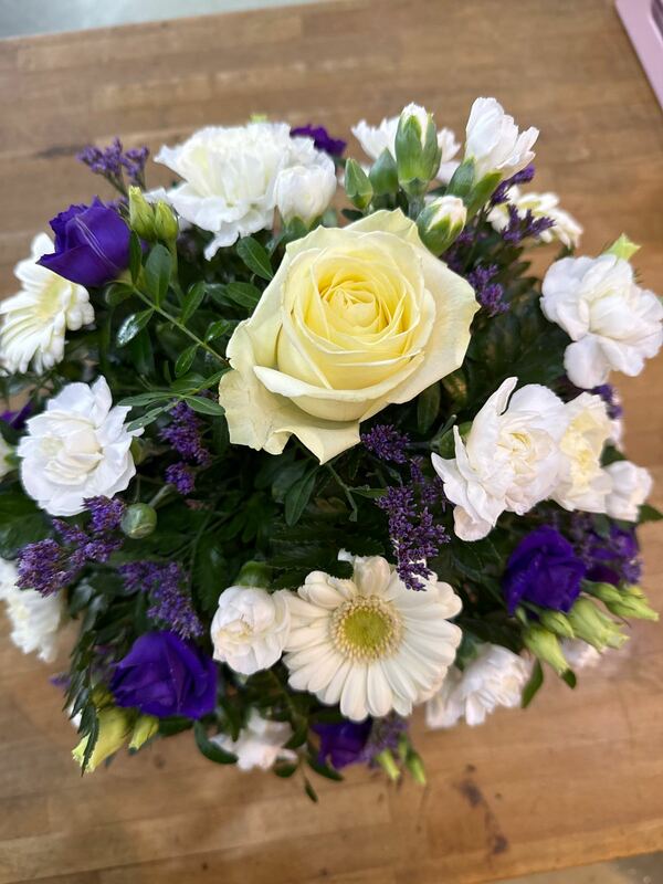 Flowers delivered to customer