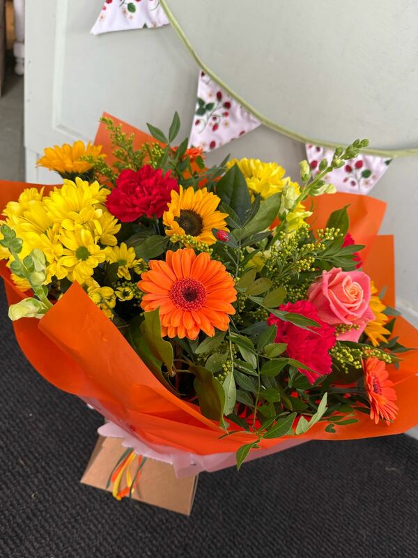 Flowers delivered to customer