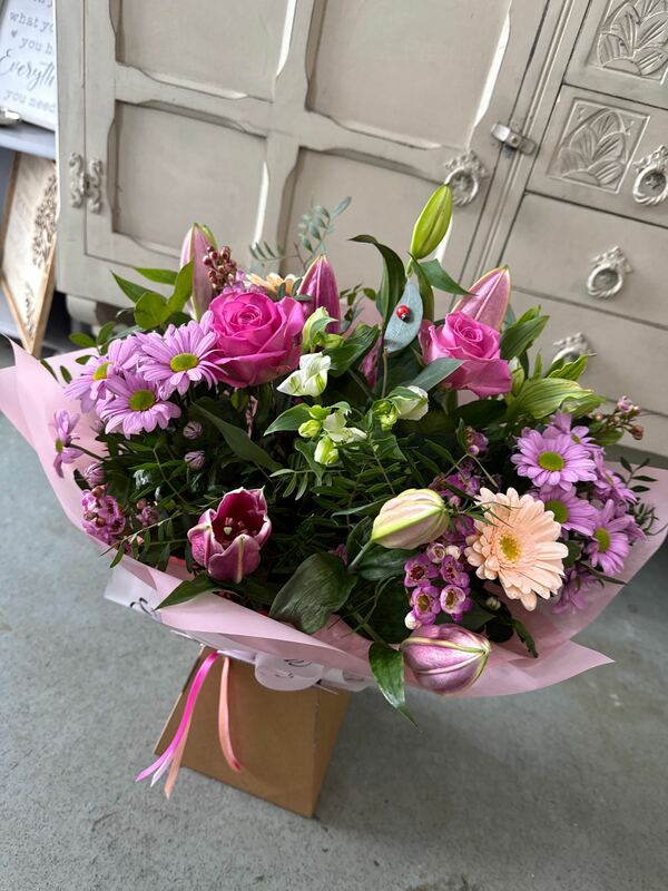 Flowers delivered to customer