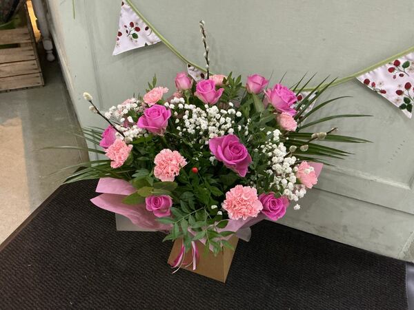 Flowers delivered to customer