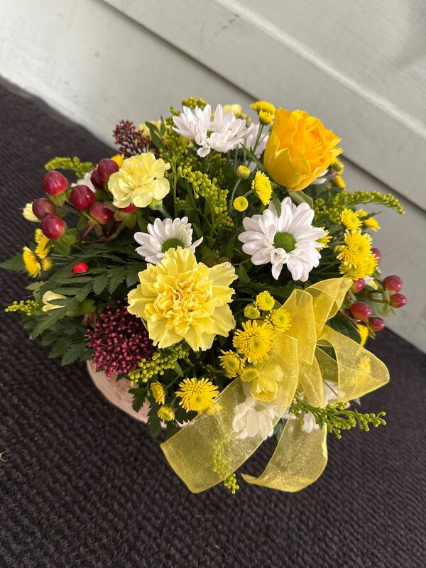 Flowers delivered to customer