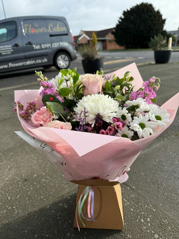 Flowers delivered to customer