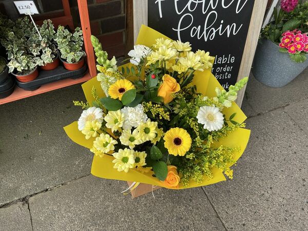 Flowers delivered to customer