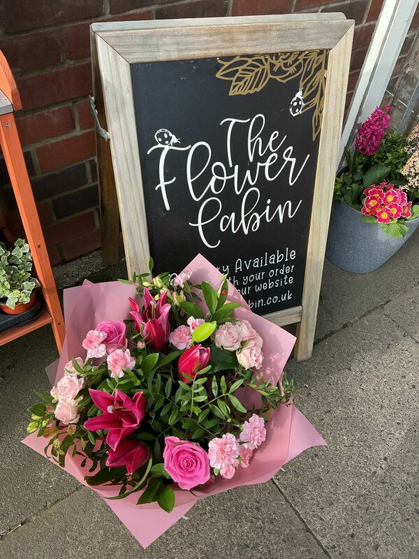 Flowers delivered to customer